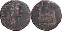 As Roman Empire, Tiberius, Lyon - Lugdunum, Bronze, S+, RIC:245 -
