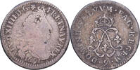Frankreich 4 Sols aux 2 L Louis XIV, Rennes, Silber, S, Gadoury:106 -
