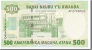 Ruanda 500 Francs Geldschein, 2008-02-01, UNZ -