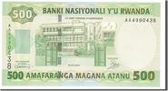 Ruanda 500 Francs Geldschein, 2004-07-01, UNZ -