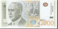 Serbien 2000 Dinara Geldschein, UNZ -