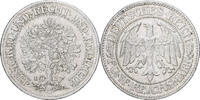 Deutschland, Weimarer Republik 5 Mark Karlsruhe, Silber, SS+ -