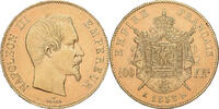 Frankreich 100 Francs 1858 A Napoleon III, Paris, Gold, SS+, Gadoury:1135
