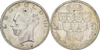 Belgien 50 Francs, 50 Frank 1940 Brussels Leopold III, Brussels, Silber, SS, KM:121
