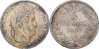 Frankreich 5 Francs Louis Philippe I, Nantes, Silber, S+, Gadoury:678 -