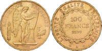 Frankreich 100 Francs Génie, Paris, Rare, Gold, SS+, Gadoury:1137 -