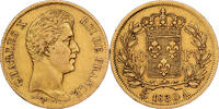Frankreich 40 Francs Charles X, Paris, Gold, SS, Gadoury:1105, KM:721.1 -