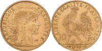 Frankreich 10 Francs Marianne, Paris, Gold, SS, Gadoury:1017, KM:846 -