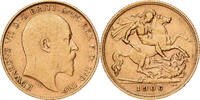 Großbritannien 1/2 Sovereign Edward VII, Gold, SS, KM:804 -