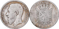 Belgien 2 Francs, 2 Frank 1867 Not Applicable Leopold II, Silber, SGE+, KM:30.2