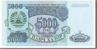 Tajikistan 5000 Rubles Geldschein, UNZ -