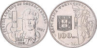 Portugal 100 Escudos Lisbon, Kupfer-Nickel, VZ, KM:644 -