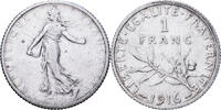 Frankreich 1 Franc Semeuse, Paris, Silber, SS+ -