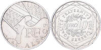 Frankreich 10 Euro Monnaie de Paris, Alsace, Paris, Silber, VZ -