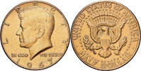 Vereinigte Staaten Half Dollar John F. Kennedy, U.S. Mint, Doré -