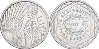 Frankreich 5 Euro Semeuse, Paris, Silber, VZ, Gadoury:EU287 -