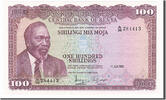 Kenya 100 Shillings Geldschein, 1972-07-01, KM:10c, UNZ -