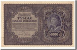 Polen 1000 Marek Geldschein, 1919-08-23, VZ -