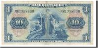Bundesrepublik Deutschland 10 Deutsche Mark Geldschein, 1949-08-22, SS -