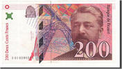 Frankreich 200 Francs Geldschein, 200 F 1995-1999 ''Eiffel'', S+ -