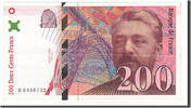Frankreich 200 Francs Geldschein, 200 F 1995-1999 ''Eiffel'', SS -