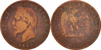 Frankreich 5 Centimes Münze, Napoleon III, Napoléon III, Bordeaux -
