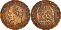 Frankreich 5 Centimes Münze, Napoleon III, Napoléon III, Bordeaux, SS -