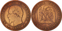 Frankreich 5 Centimes Münze, Napoleon III, Napoléon III, Bordeaux -