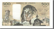 Frankreich 500 Francs Geldschein, 500 F 1968-1993 ''Pascal'' -
