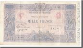 Frankreich 1000 Francs Geldschein, 1 000 F 1889-1926 ''Bleu et Rose'' -