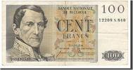 Belgien 100 Francs Geldschein, 1958-09-30, S+ -