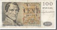 Belgien 100 Francs Geldschein, 1954-01-09, S+ -