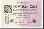 Deutschland 2 Millionen Mark Geldschein, 1923-08-09, UNZ- -