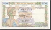 Frankreich 5 Francs Geldschein, 500 F 1940-1944 ''La Paix'', 1940-10-17 -