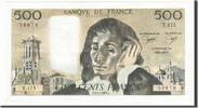 Frankreich 500 Francs Geldschein, 500 F 1968-1993 ''Pascal'' -
