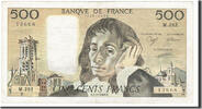 Frankreich 500 Francs Geldschein, 500 F 1968-1993 ''Pascal'' -