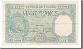 Frankreich 20 Francs Geldschein, 20 F 1916-1919 ''Bayard'', 1917-09-06 -