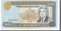 Turkmenistan 10,000 Manat Geldschein, VZ -
