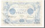 Frankreich 5 Francs Geldschein, 5 F 1912-1917 ''Bleu'', 1917-01-29, SS -