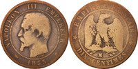 Frankreich 10 Centimes Münze, Napoleon III, Napoléon III, Marseille -