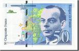 Frankreich 50 Francs Geldschein, 1992, UNZ-, Fayette:72.1a, KM:157a -