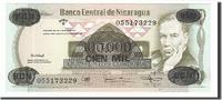 Nicaragua 100,000 Córdobas on 500 Córdobas Geldschein, 1987-11-18 -