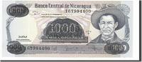 Nicaragua 500,000 Córdobas on 1000 Córdobas Geldschein, 1987, KM:150 -