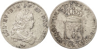 Frankreich 1/3 Ecu Münze, Louis XV, 1/3 Écu de France, Paris, SS -
