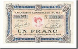 Frankreich 1 Franc Geldschein, Troyes, UNZ, Pirot:124-14 -
