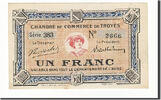Frankreich 1 Franc Geldschein, Troyes, UNZ-, Pirot:124-12 -