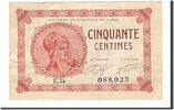 Frankreich 50 Centimes Geldschein, Paris, SS, Pirot:97-10 -