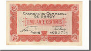 Frankreich 50 Centimes Geldschein, Nancy, UNZ-, Pirot:87-37 -