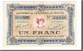 Frankreich 1 Franc Geldschein, Troyes, VZ, Pirot:124-14 -