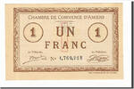 Frankreich 1 Franc Geldschein, Amiens, UNZ, Pirot:7-43 -